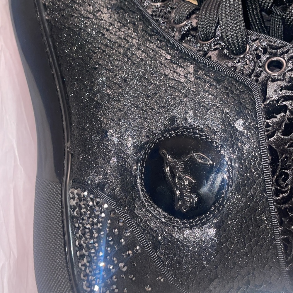 Christian Louboutin Louis Mix No Limit Flat Pat/CR Star/Velv size 40.5 eu - Picture 3 of 14